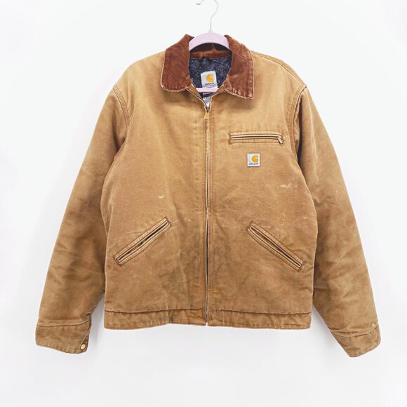 Men's Carhartt Vintage Blanket-Lined Detroit Jacket Sz 42 Tall - Picture 1 of 14